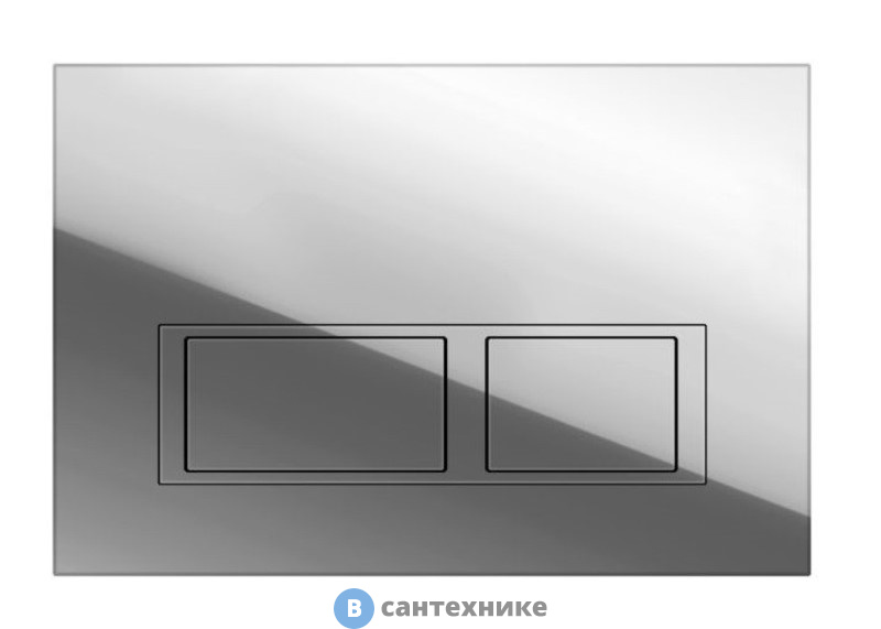 Клавиша смыва ESBANO PRK-12SC глянцевый хром