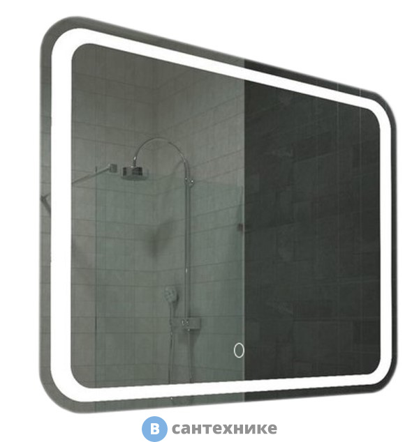 Зеркало Loranto Стиль 1000*800 с сенсором на подложке, овальное (CS00058607)