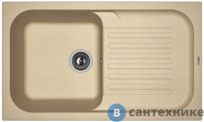 картинка Кухонная мойка FLORENTINA Арона 860, бежевый FG (20.225.D0860.104)
