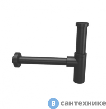 картинка Сифон Paini 78PZ849 Cox для раковины, чёрный матовый PVD