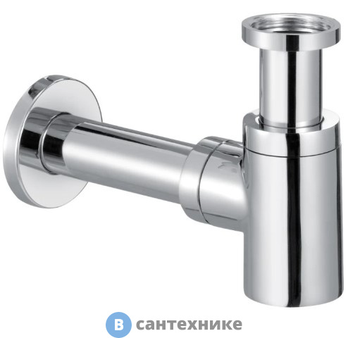 Бутылочный сифон Jacob Delafon E78297-CP д/рукомойников (хром)