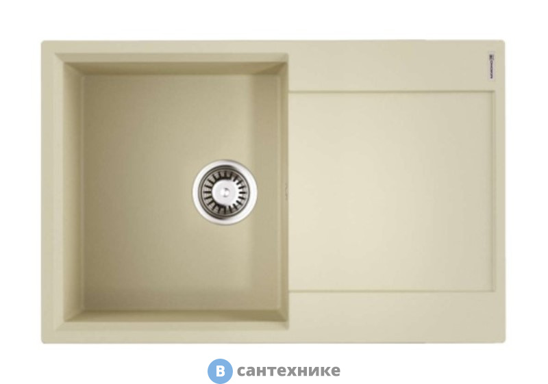 Кухонная мойка OMOIKIRI Daisen-78-BE ваниль (4993321)