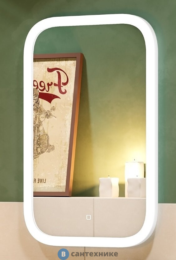 Зеркало Континент Glamour LED 700х1000 (ЗЛП277)