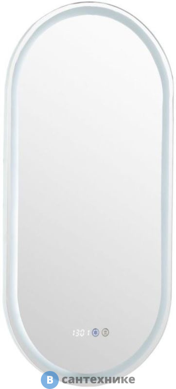 Зеркало Aquanet Монте 45х90 LED (овал) (288969)