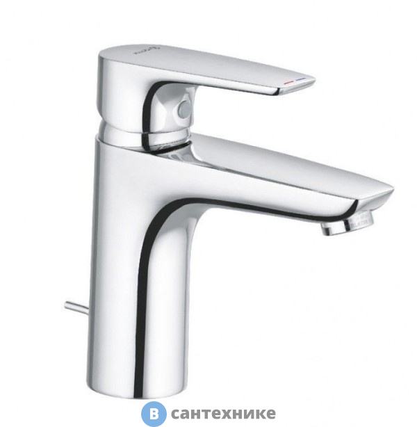 Смеситель Kludi 342900575 PURE&SOLID однорычажный на умывальник 100, с донн. клапаном
