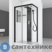 Душевая кабина Black&White G8800E (800х1100х2250)