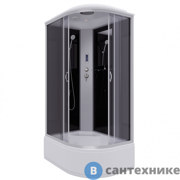 картинка Душевая кабина Niagara NG-2510-14LP (1200х800х2150) высокий поддон, стекло тонированное