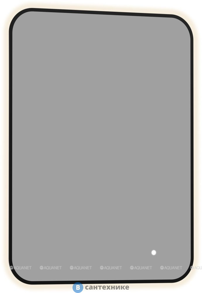 Зеркало Aquanet Контур 600х800 LED TX черный (367649)