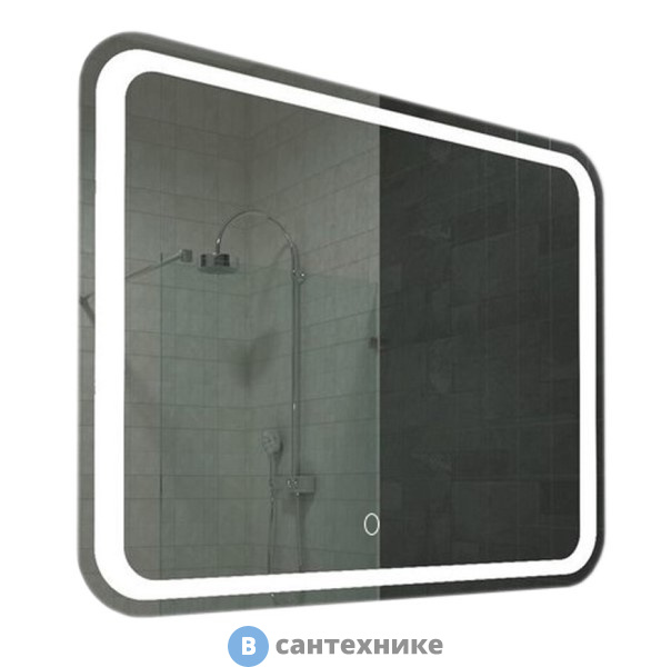 Зеркало Loranto Стиль 800*700 с сенсором на подложке, овальное (CS00058605)