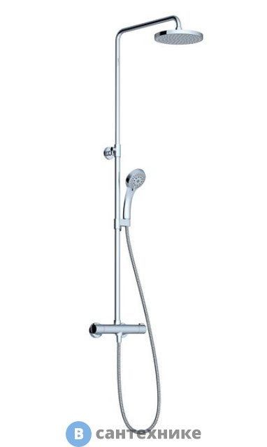 Душевая стойка Ravak TE 091.00/150 с термостатическим смесителем и ручным душем (X070058)