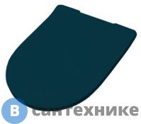 Крышка с сиденьем Artceram FILE 2.0 Slim для унитаза, механизм soft-close, petrolio/хром (FLA014 42)