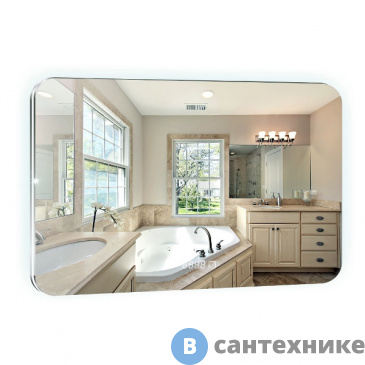 картинка Зеркало AZARIO Паллада 800*550 сенсор выкл (LED-00002243)