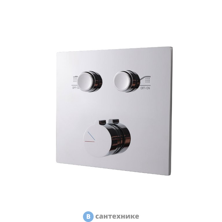 Встраиваемый смеситель Vincea VSCV-421CH для душа двухфункциональный, хром (VSCV-421CH)