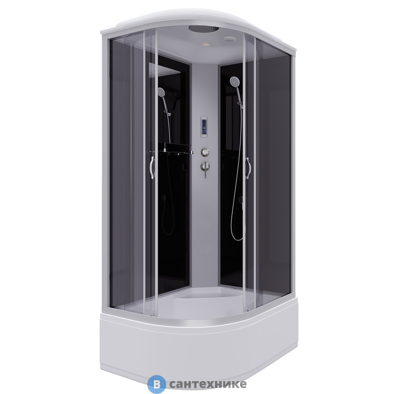 Душевая кабина Niagara NG-2510-14RP (1200х800х2150) высокий поддон, стекло тонированное