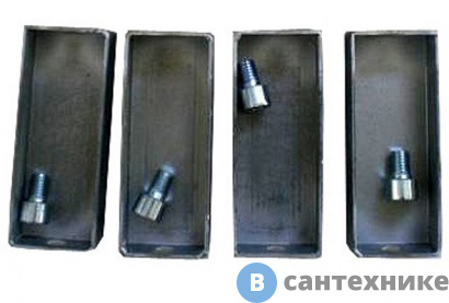 картинка Комплект удлинителей Bette 125 мм к металлической раме для поддонов высотой н15см (B50-0005)