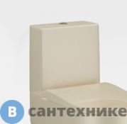 Бачок Armani Roca Baia для унитаза 38х17х38см с 2-м механизмом смыва, с нижним подводом воды, Greige, мех-м: Greige (7.3410.C.0R3.0)