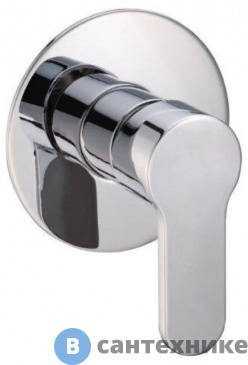 картинка Смеситель Cezares LACONICO-DI-01 встраиваемый для душа, хром