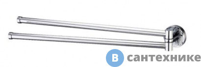 картинка Держатель полотенец WasserKRAFT Isen K-4031 рога металл, хромоникелевое покрытие