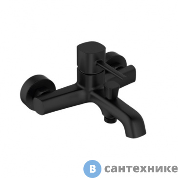картинка Смеситель Orange Karl M05-100b однозахватный для ванны/душа без душевого набора, чёрный