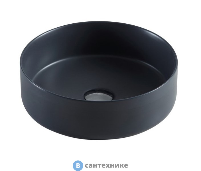 Раковина AZARIO AZ-3134 MDG накладная матовая (темно-серый) 355*355*120 мм