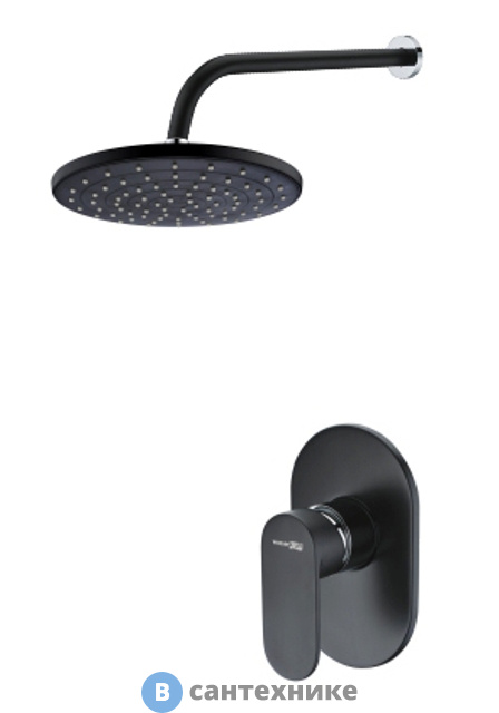 Встраиваемый комплект WasserKRAFT A12777 для душа с верхней душевой насадкой