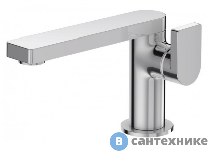 картинка Смеситель Jacob Delafon COMPOSED E73167-CP для раковины, с дон.кл, (хром)