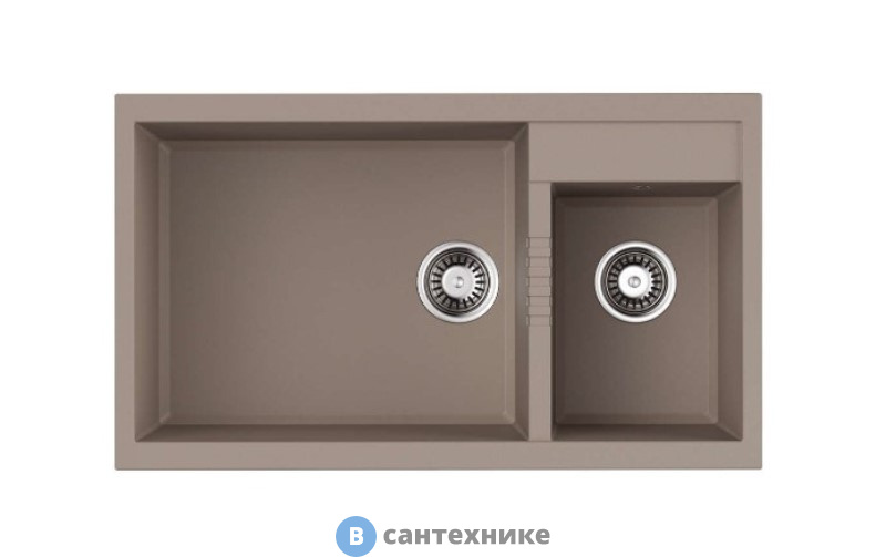 Кухонная мойка OMOIKIRI Tedori 86-2-LB-SA бежевый (4993934)