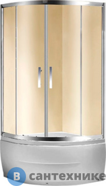 картинка Душевой уголок Primo 202 прозрачные ст. (900*900*2000)