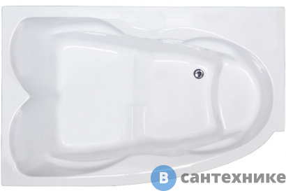 картинка Акриловая ванна Royal Bath SHAKESPEARE RB652100 L 170х110х67 (RB652100SB-L)