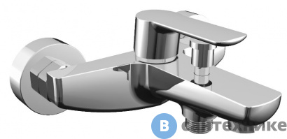 картинка Смеситель AZARIO SEVIO AZ-15950501 для ванны с коротким изливом, хром