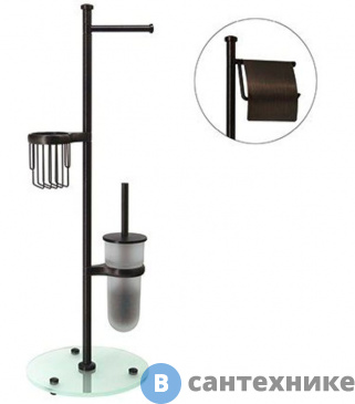 картинка Стойка WasserKRAFT K-1246 комбинированная напольная, покрытие "темная бронза"