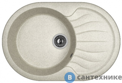 картинка Кухонная мойка Dr. Gans Берта 760, серый CMc (25.040.C0760.408)