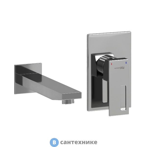 Смеситель WasserKRAFT A15513 для раковины встраиваемый (комплект)