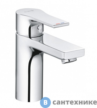картинка Смеситель Kludi 482980565 ZENTA SL однорычажный для раковины, донный клапан