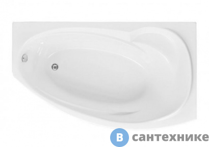 картинка Акриловая ванна Aquanet JERSEY 170*90 R к/с32 (205329)