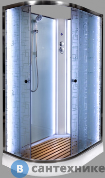 картинка Душевая кабина Deto ЕМ1511 R N LED (1100*800*2200)