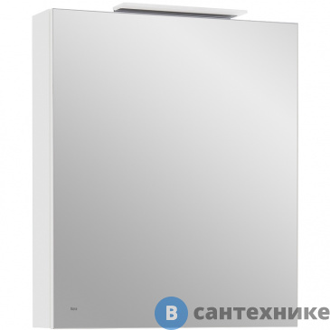 картинка Зеркальный шкаф Roca OLETA 60 A857646501 подсветка, светильник, доводчики, белый матовый