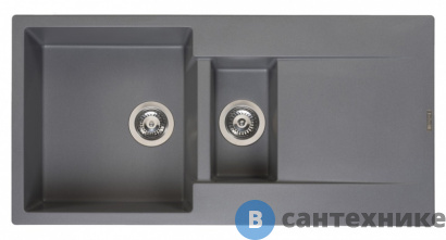 картинка Кухонная мойка Reginox Amsterdam 15 Grey Silvery 3,5" (R30974)