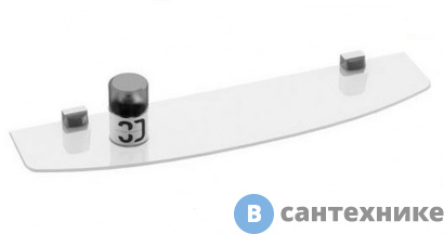 картинка Полка стеклянная Ravak Evolution с держателями (X000000399)