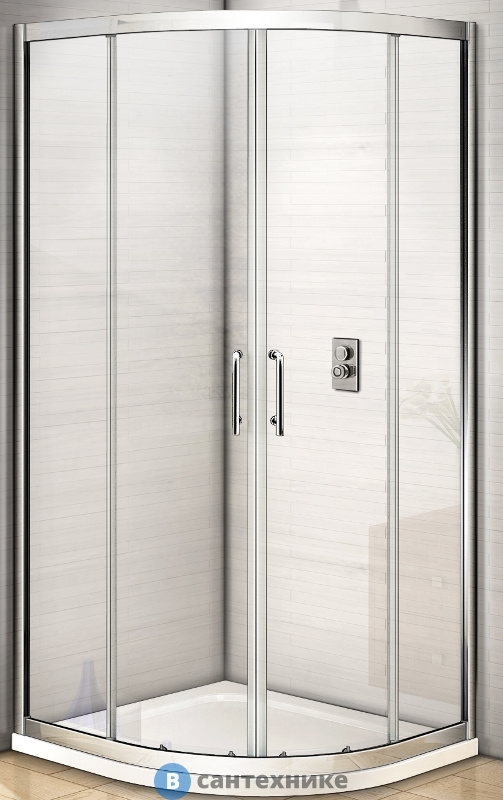 Душевое ограждение WELTWASSER WW300 300RS22-90 900х900х1850 мм