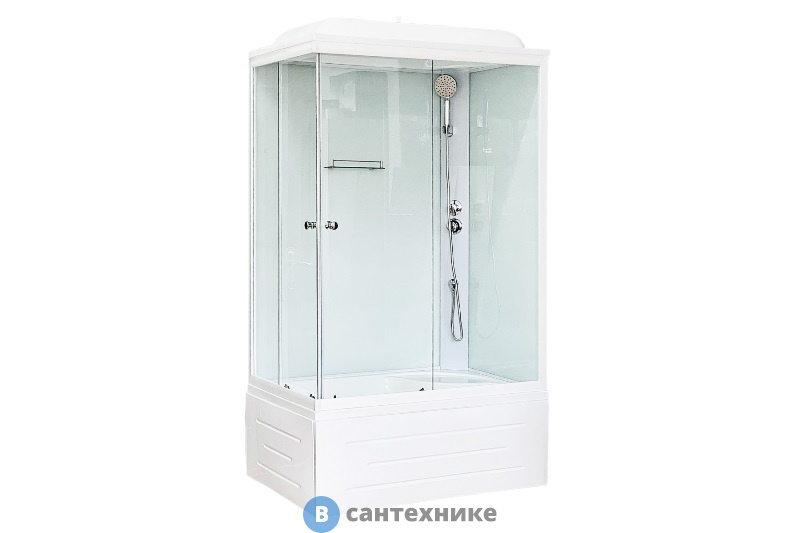 Душевая кабина Royal Bath RB 8100BP5-WT R 1000x800x2170 (белое/прозрачное) (RB8100BP5-WT-R)