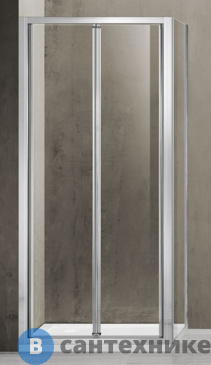 картинка Душевой уголок Vincea Garda VSR-1G9090CL, 900*900, хром, стекло прозрачное, без поддона