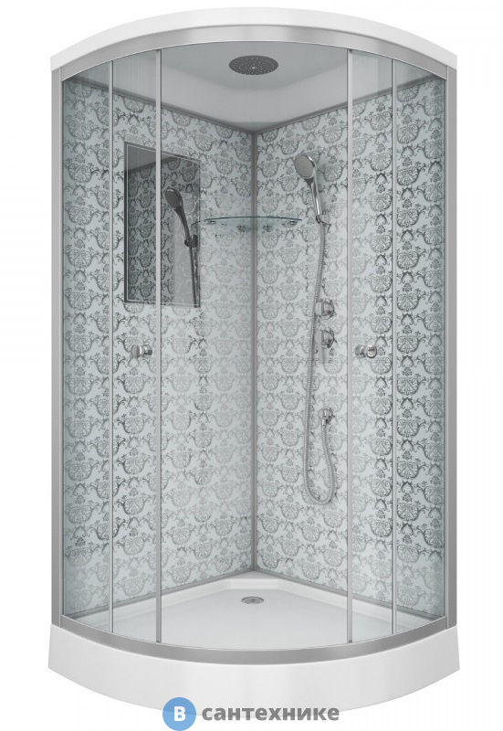 Душевая кабина Niagara NG-7701W (900x900x2100)