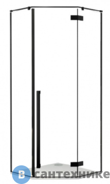 картинка Душевое ограждение Cerutti C2A 100x100x195 прозрачное стекло