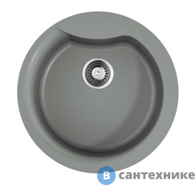 картинка Кухонная мойка OMOIKIRI Yasugata 48R-GR grey (4993547)