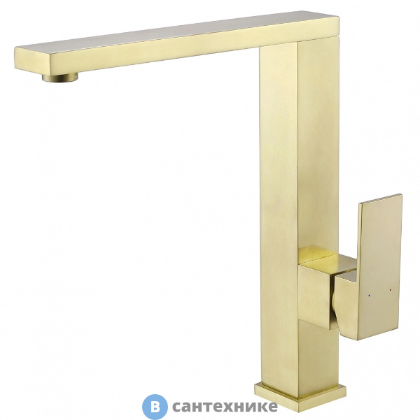 Смеситель ABBER Daheim AF8214G для кухни, золото матовое