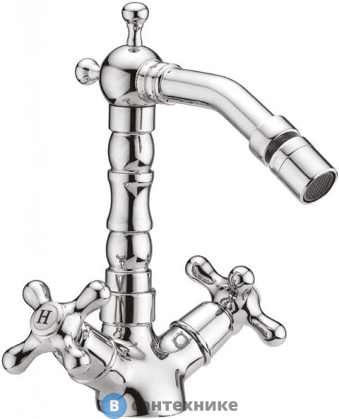 Смеситель Cezares RETRO-C-BS2-01 для биде хром