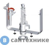 Механизм двойного слива Artceram HERMITAGE/CIVITAS цвет кнопки хром (для бачков HEC001, CIC09) (HEA010 71)