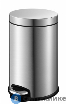 картинка Ведро мусорное WELTWASSER WW ERFIE MT 12L Педальное Матовая сталь