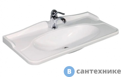 картинка Раковина Акватон Венеция 750 белая (1A707031VN010)